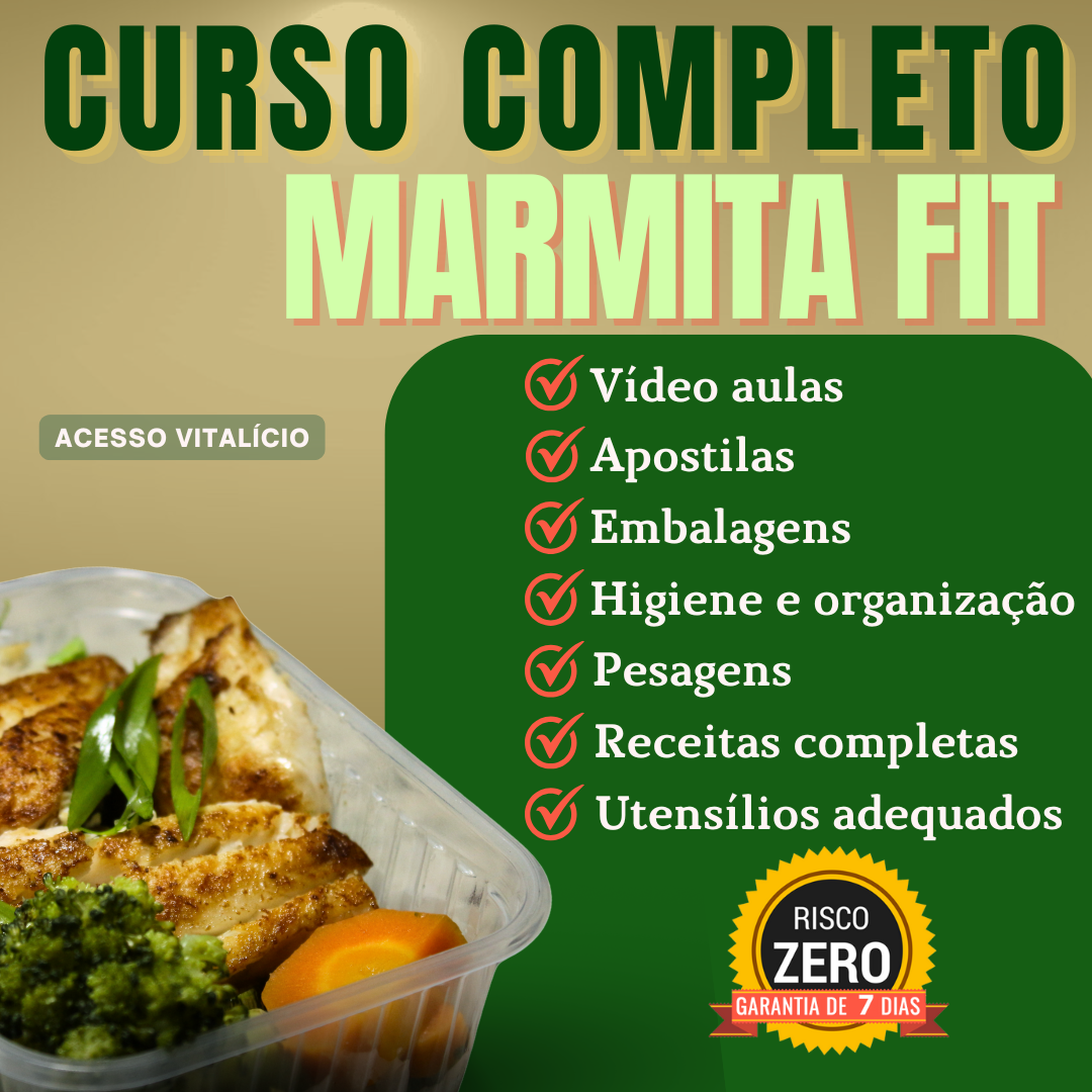 Curso de Marmitas Fit Congeladas