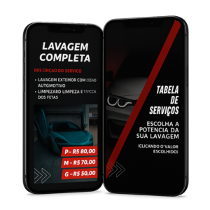 Cardápio Automotivo Profissional