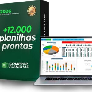 Super Kit +12.000 Planilhas Prontas e Editáveis